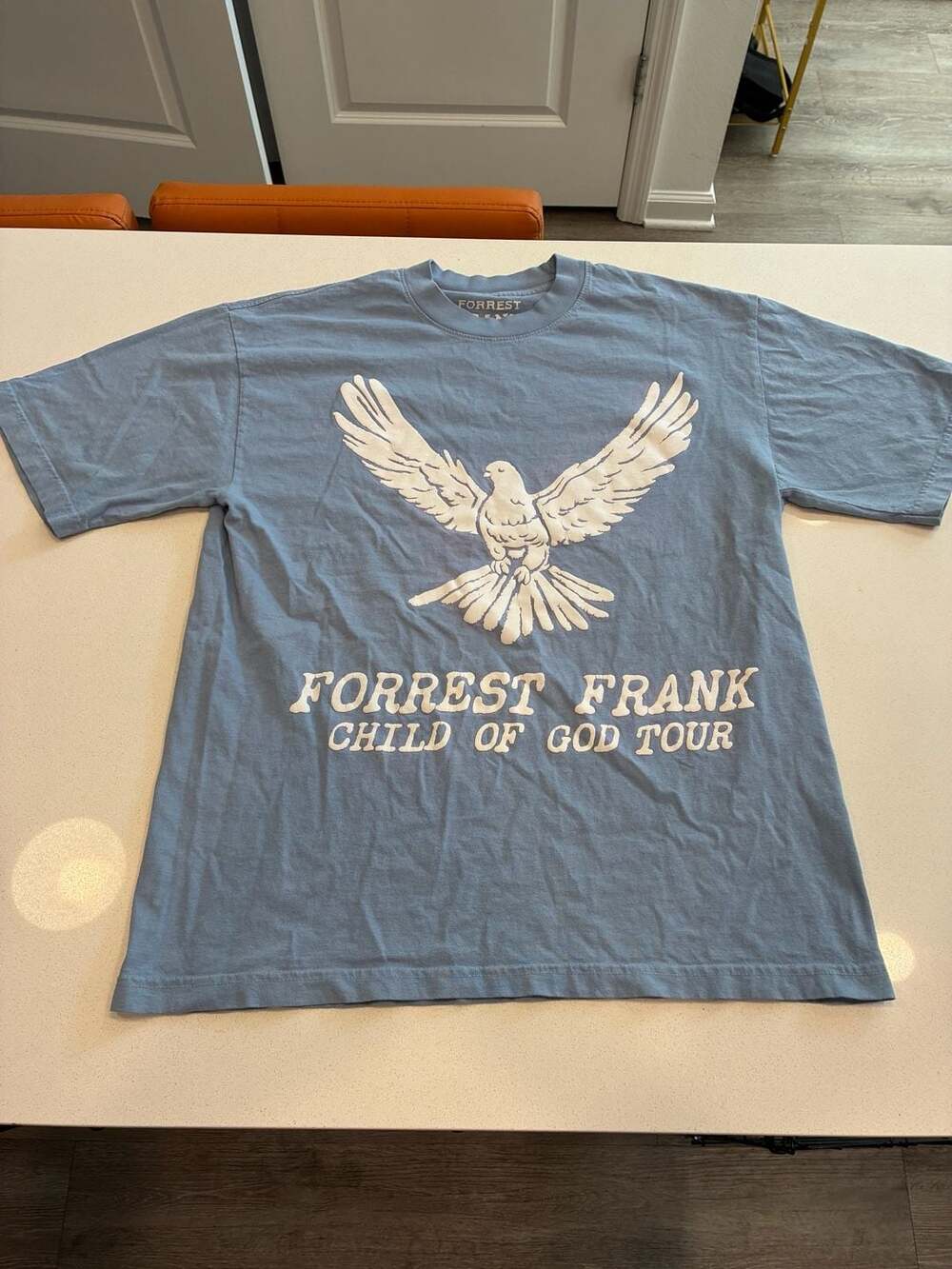 Forrest Frank Child Of God Tour 2025 T-Shirt Size Medium Blue